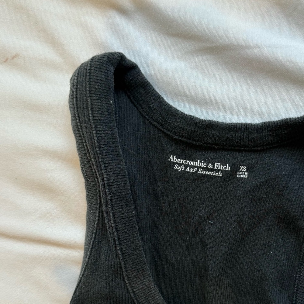 Abercrombie & Fitch Black Tank Top